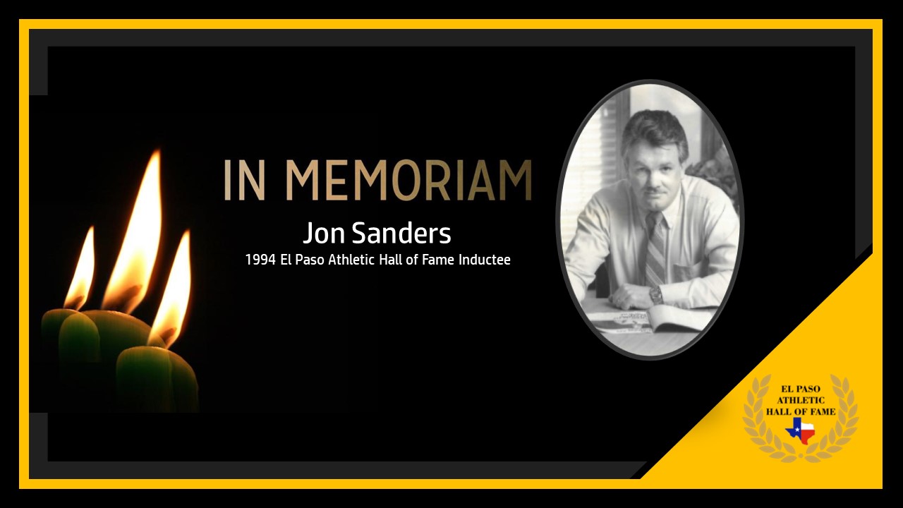 In Memory of Jon Sanders